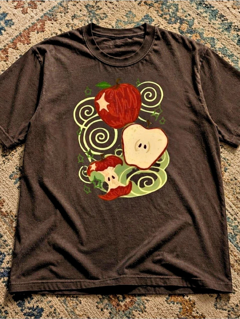 Gildan Heavy Cotton T-Shirt Graphic Tee Brown